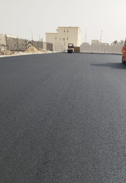 Asphalt paving project in Doha, Qatar by CPC Qatar